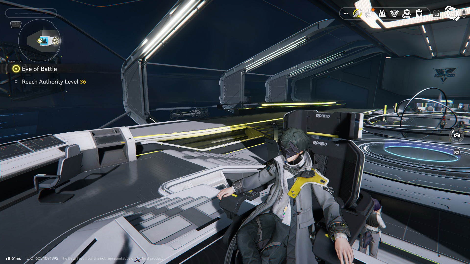 Endmin character screenshot in Arknights: Endfield