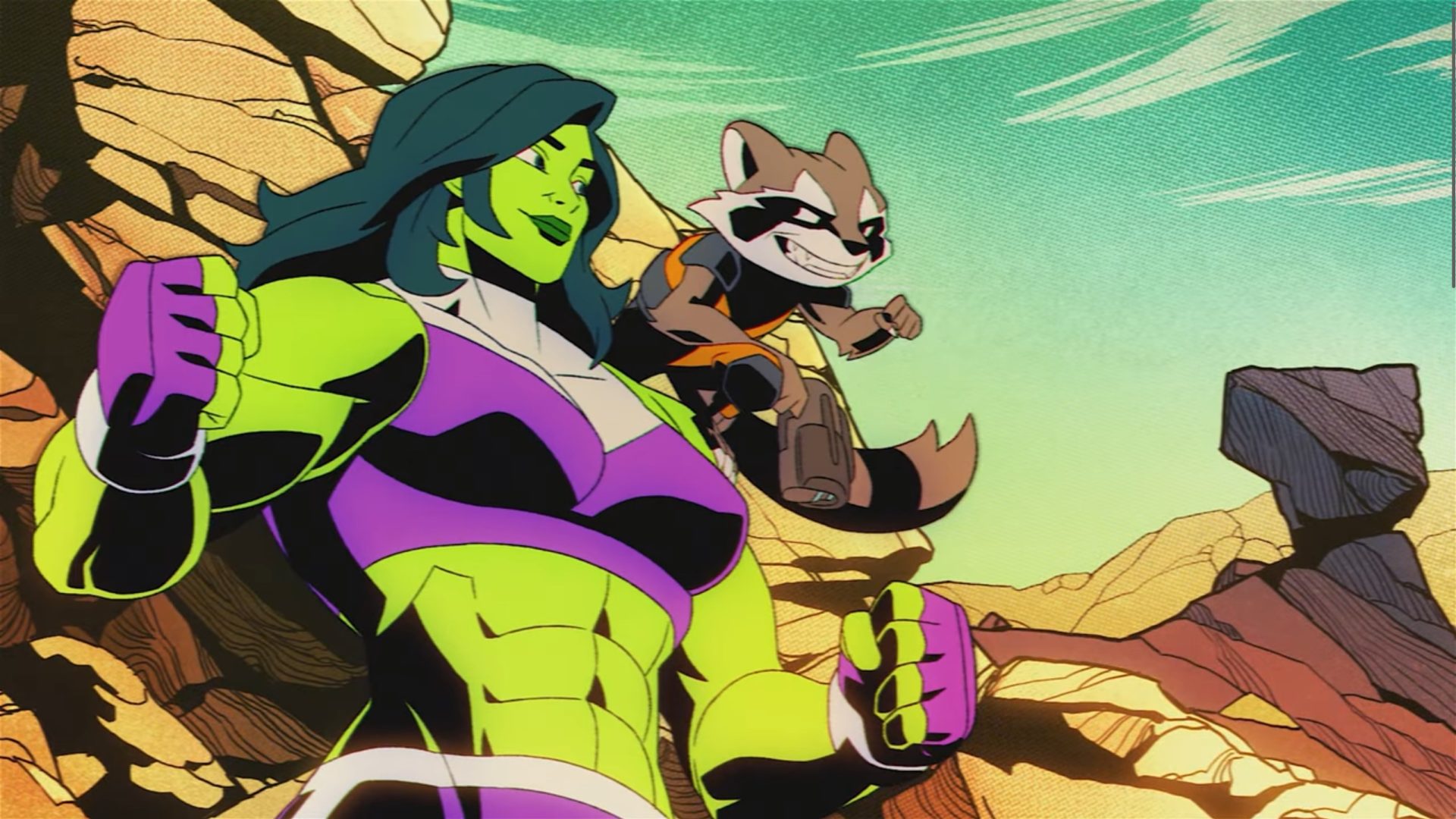 She Hulk Rocket Raccoon | The Outerhaven Marvel Cosmic Invasion Cinematic with She-Hulk and Rocket Raccoon