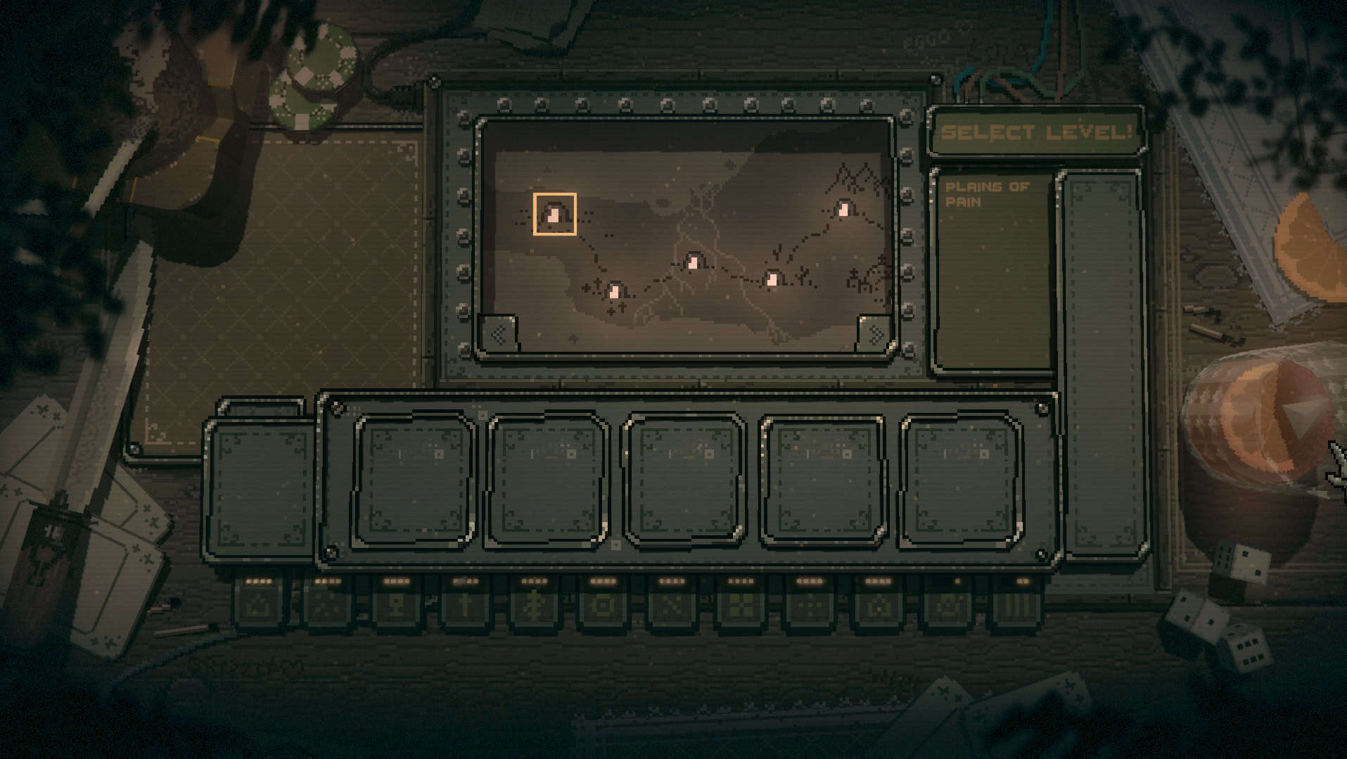 Slots and Daggers - Level Select | The Outerhaven