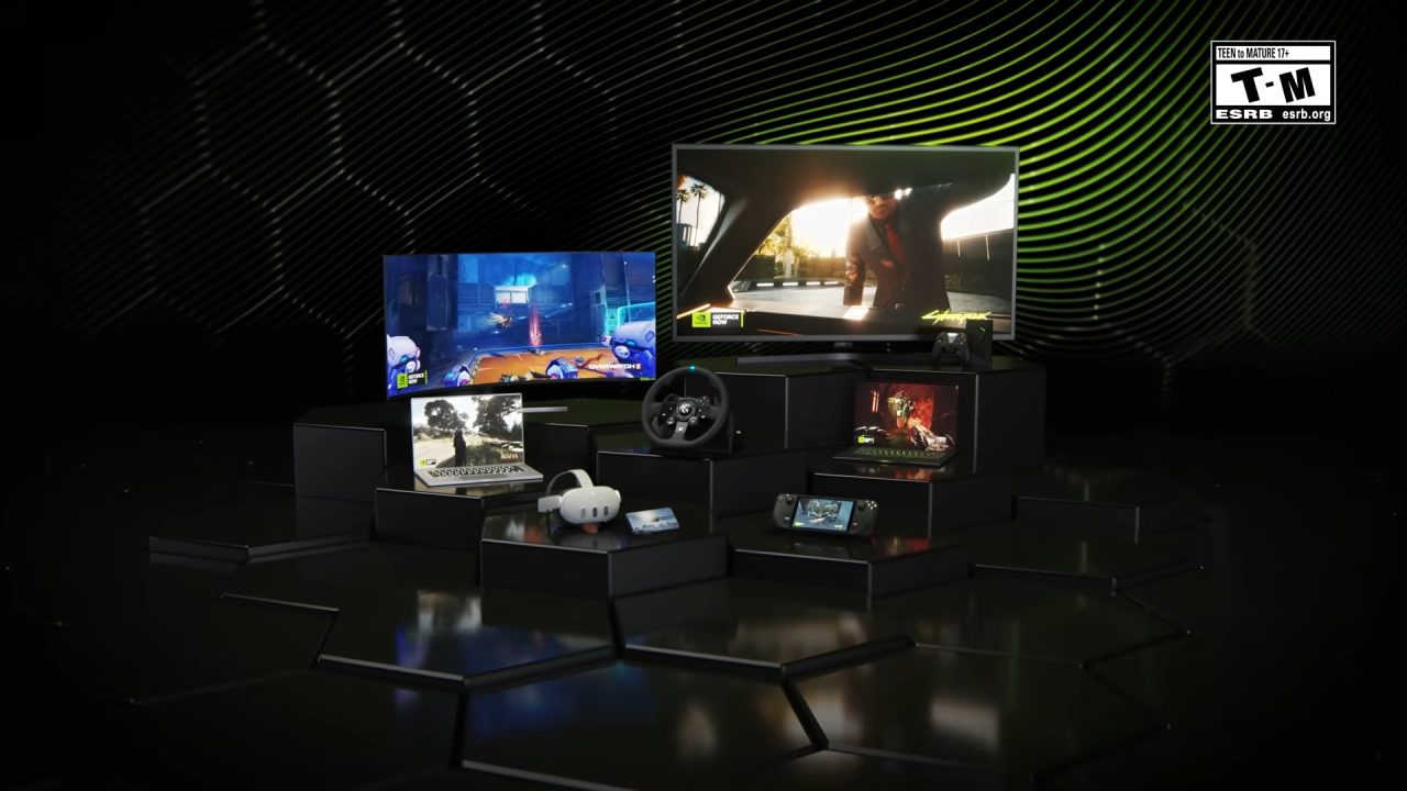 Stage of PC Gaming 2025 - Geforce Now is a force
