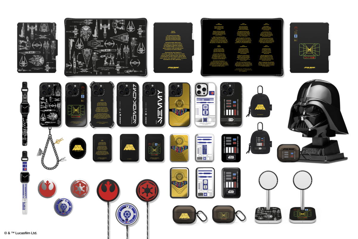 Star Wars CASETiFY Collaboration for May The Fourth showing their big line of new products and accessories