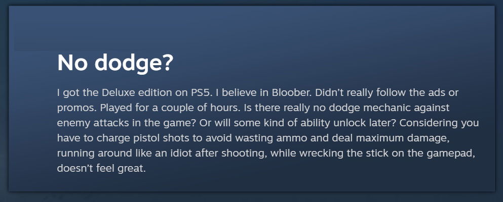 Steam Community Post - No Dodge