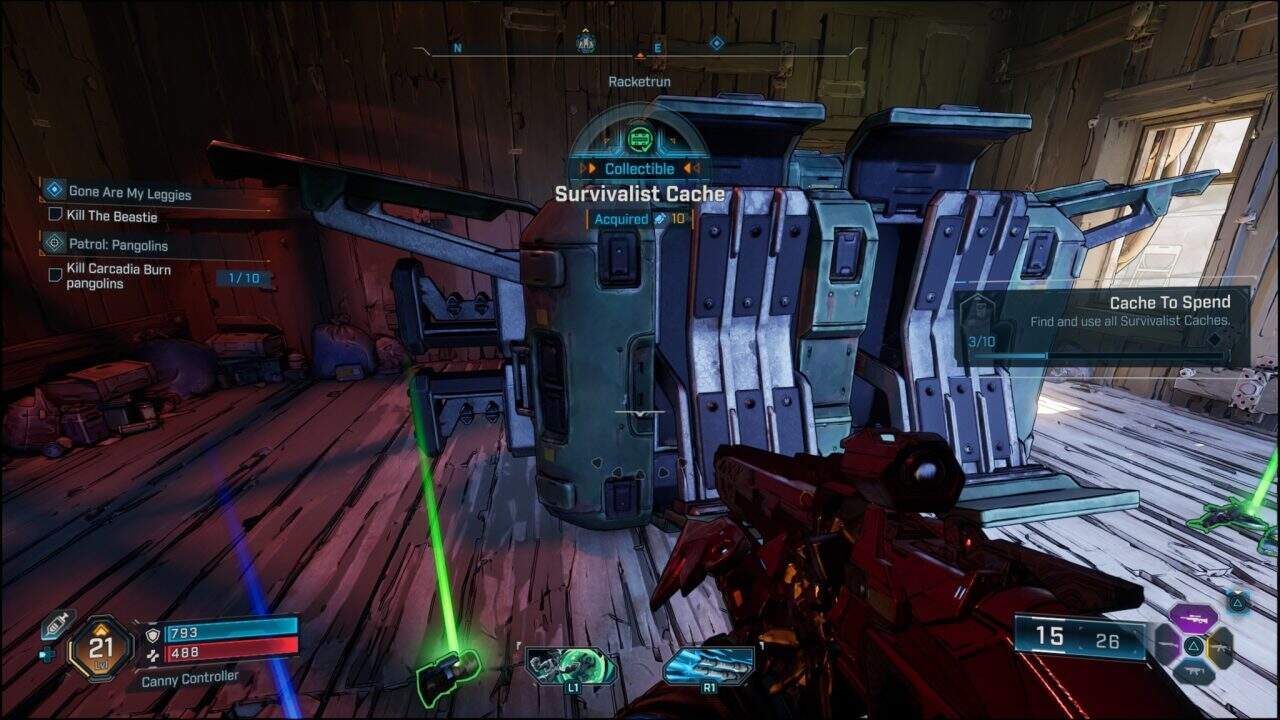 Survivalist Cache in Borderlands 4 | The Outerhaven The Survivalist Cache in Borderlands 4 gives SDU Tokens and guns.