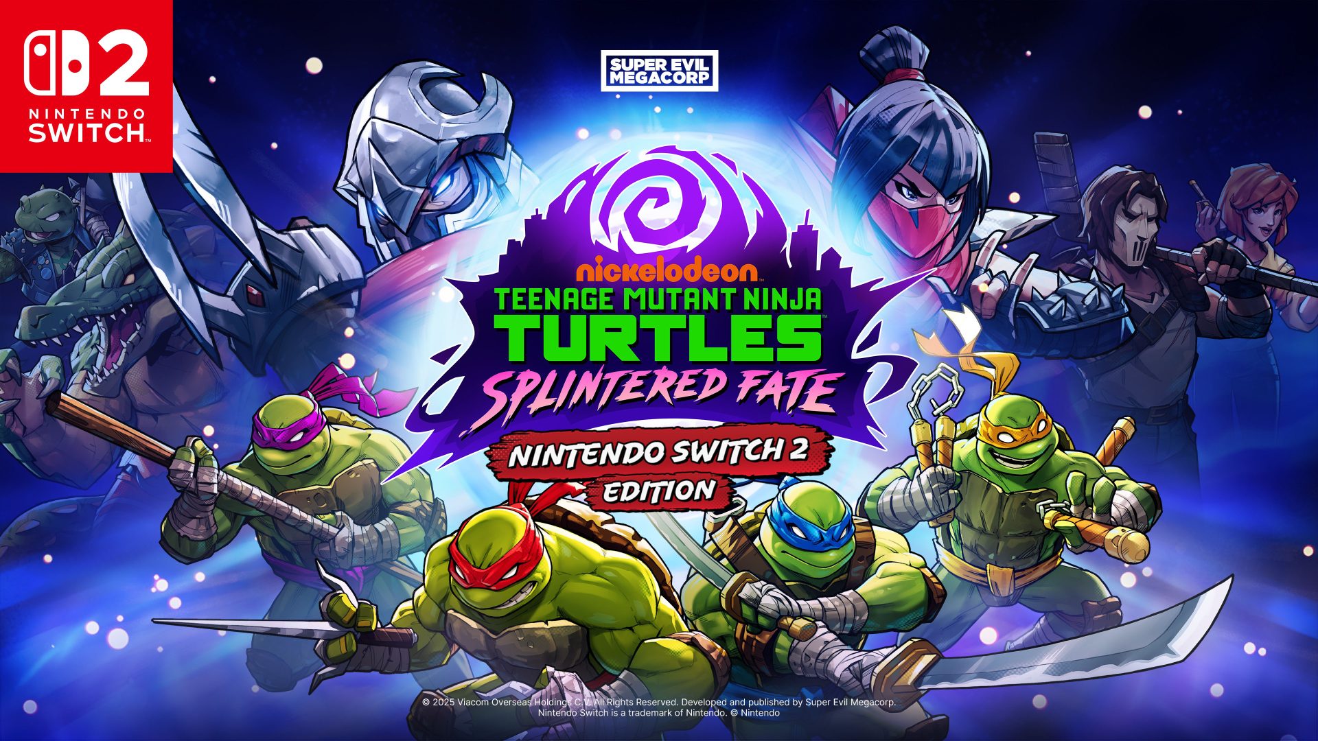 Teenage Mutant Ninja Turtles: Splintered Fate Is Heading To Nintendo Switch 2 Teenage Mutant Ninja Turtles: Splintered Fate Nintendo Switch 2 Key Art