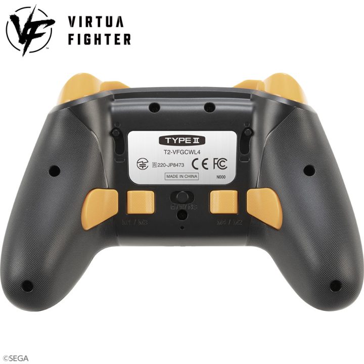 TYPE II C 6-button Virtua Fighter Gamepad-back | The Outerhaven TYPE II C 6-button Virtua Fighter Gamepad-back