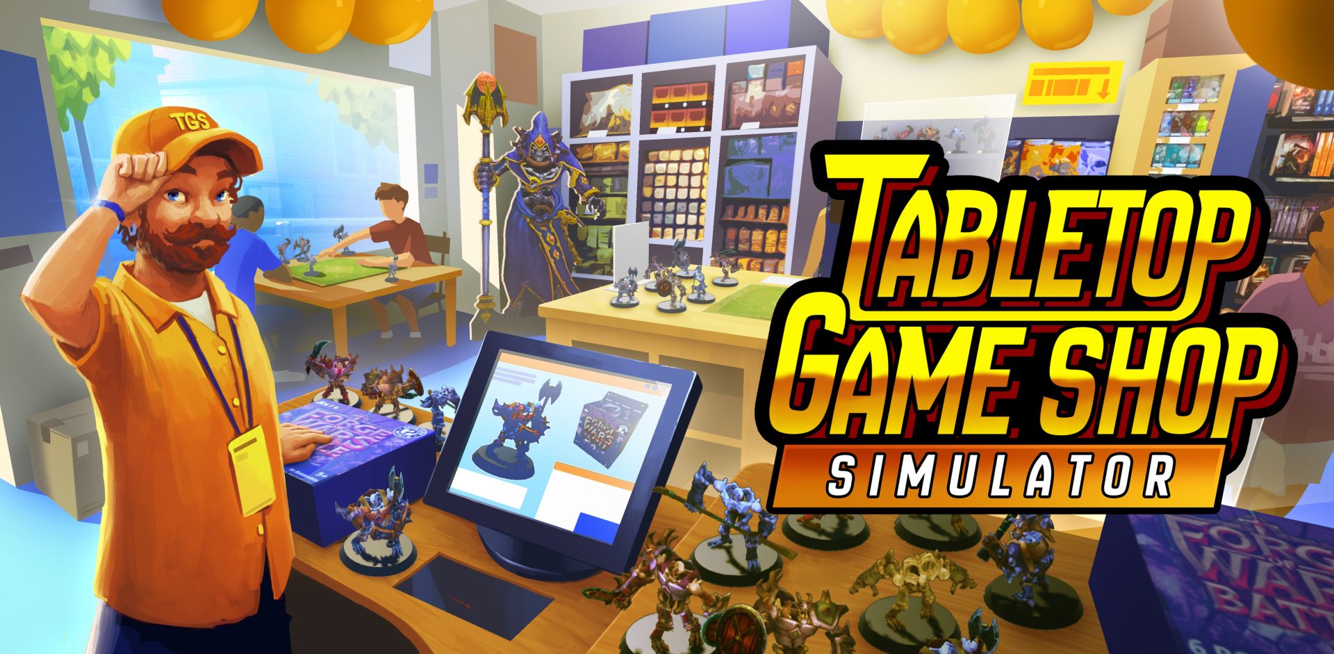 Key art for Tabletop Game Shop Simulator