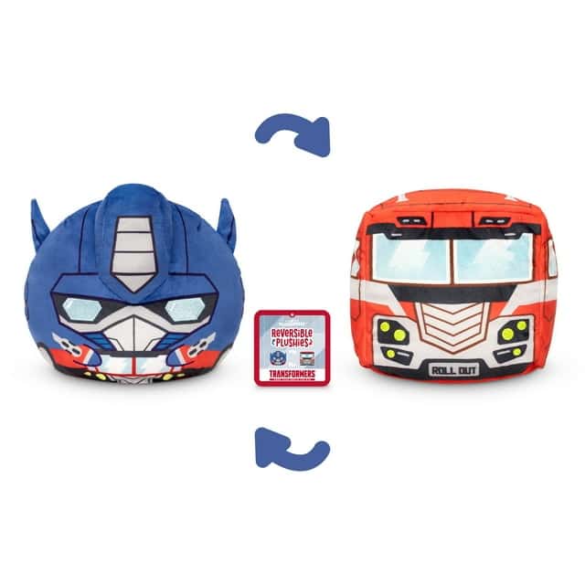 Transformers Optimus Prime reversible plushie from TeeTurtle