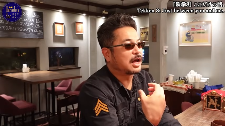 Tekken's Katsuhiro Harada at Harada's Bar
