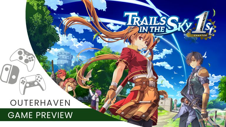 Game preview template for Trails in the Sky First Chapter