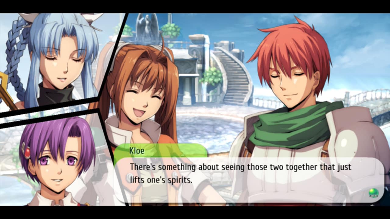 A speaking cinematic in Ys vs. Trails in the Sky: Alternative Saga