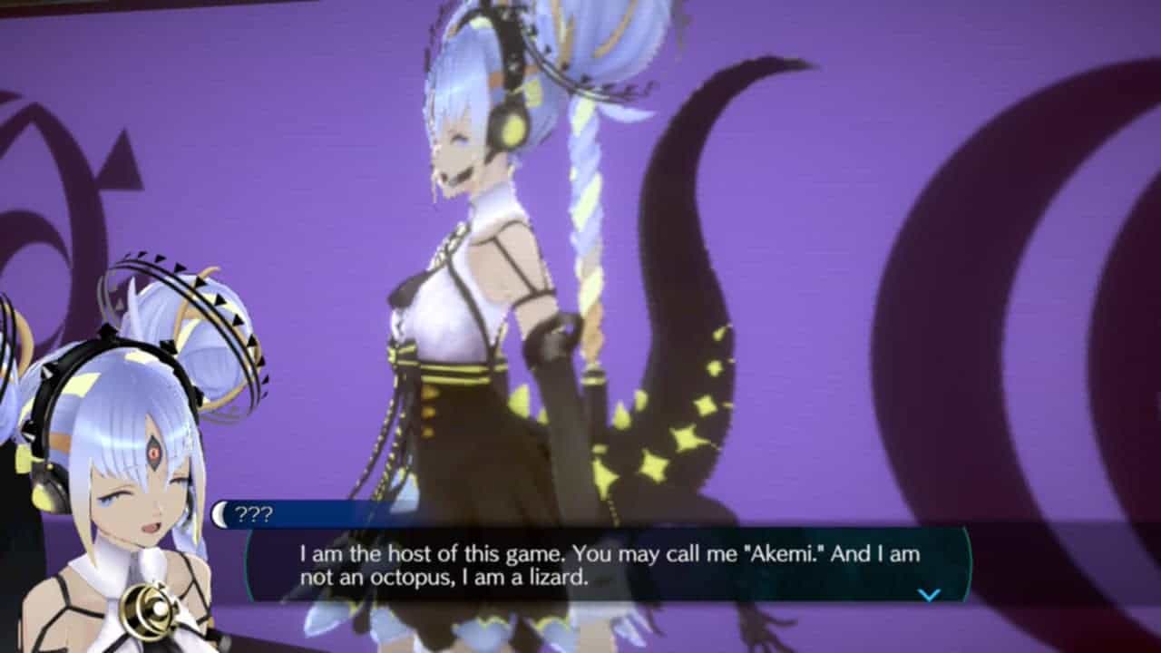 No Sleep for Kaname Date 11 | The Outerhaven Screenshot of Akemi from No Sleep for Kaname Date From AI The Somnium Files