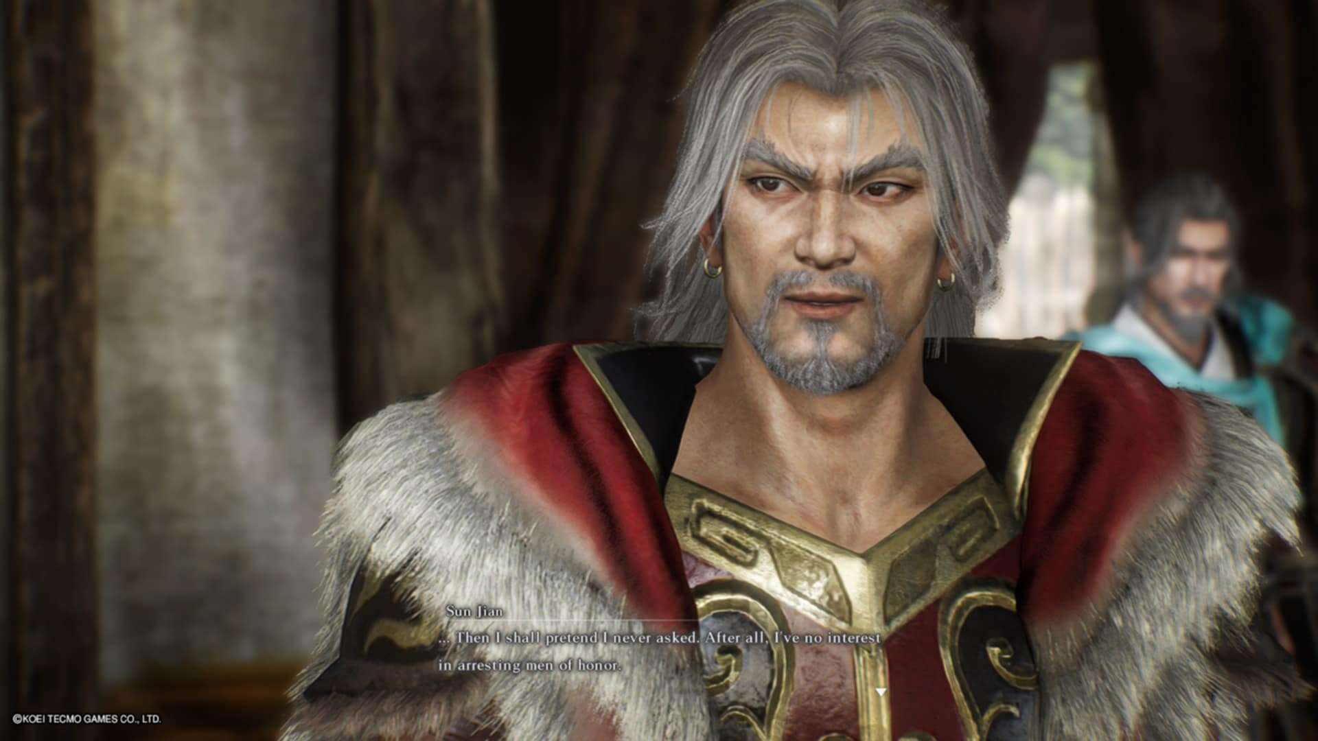 Sun Jian Dynasty Warriors Origns | The Outerhaven Dialogue scene of Sun Jian in Dynasty Warriors: Origins on Nintendo Switch 2