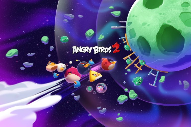 Main key art for the Limited Time Event Angry Birds 2 Space