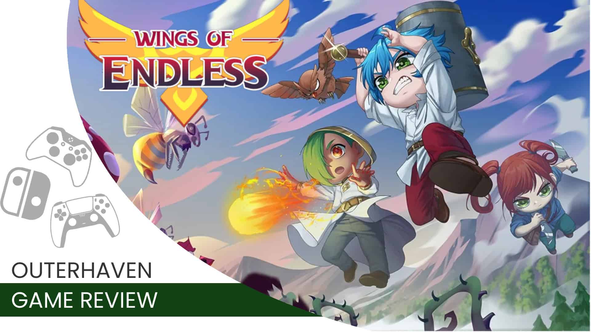 Wings of Endless Review | The Outerhaven Review template for Wings of Endless