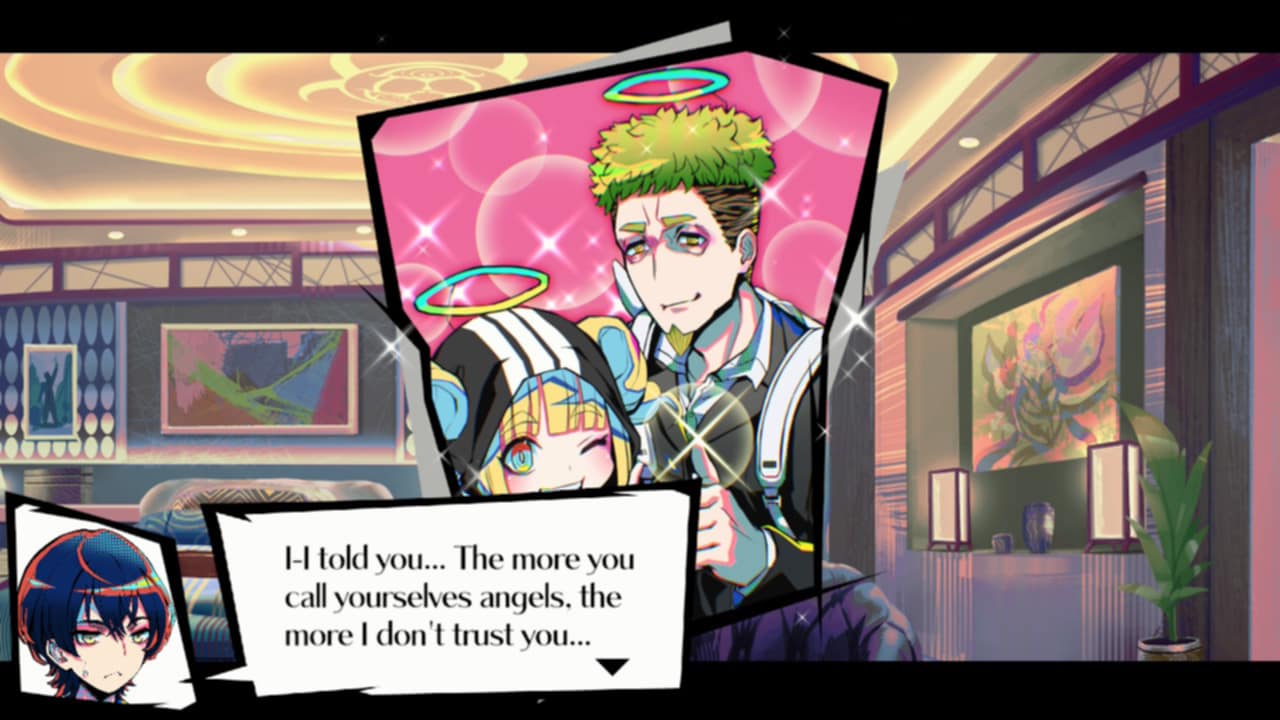 Shuten Order screenshot of Rei and the angels