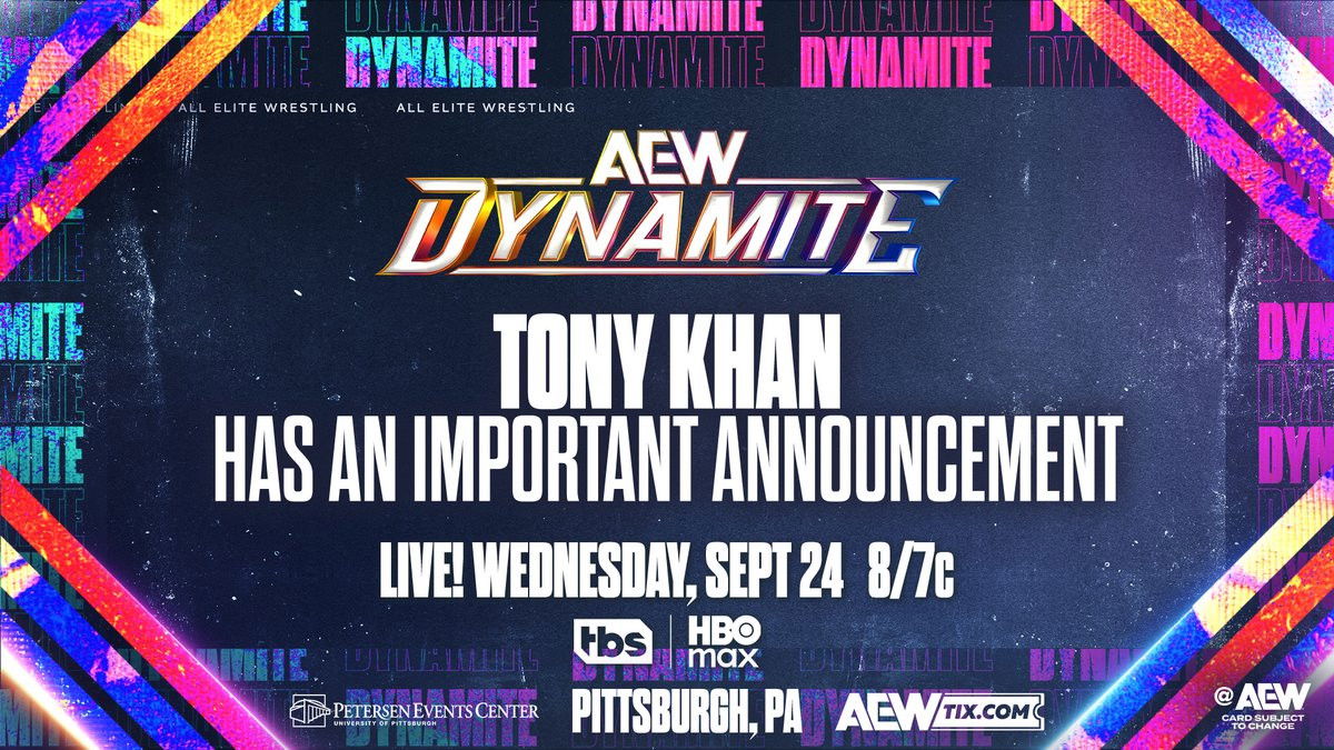 Tony Khan important announcement