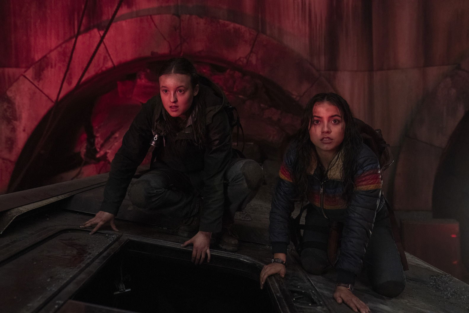 Last of Us Season 2 Bella Ramsey and Isabela Merced