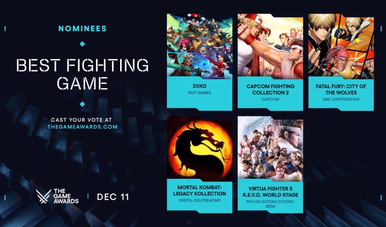 The Game Awards 2025 Repeat Strange Choices for Best Fighting Game The Game Awards Fighting Game of the Year