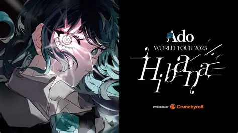 Poster for Ado's Hibana Tour.