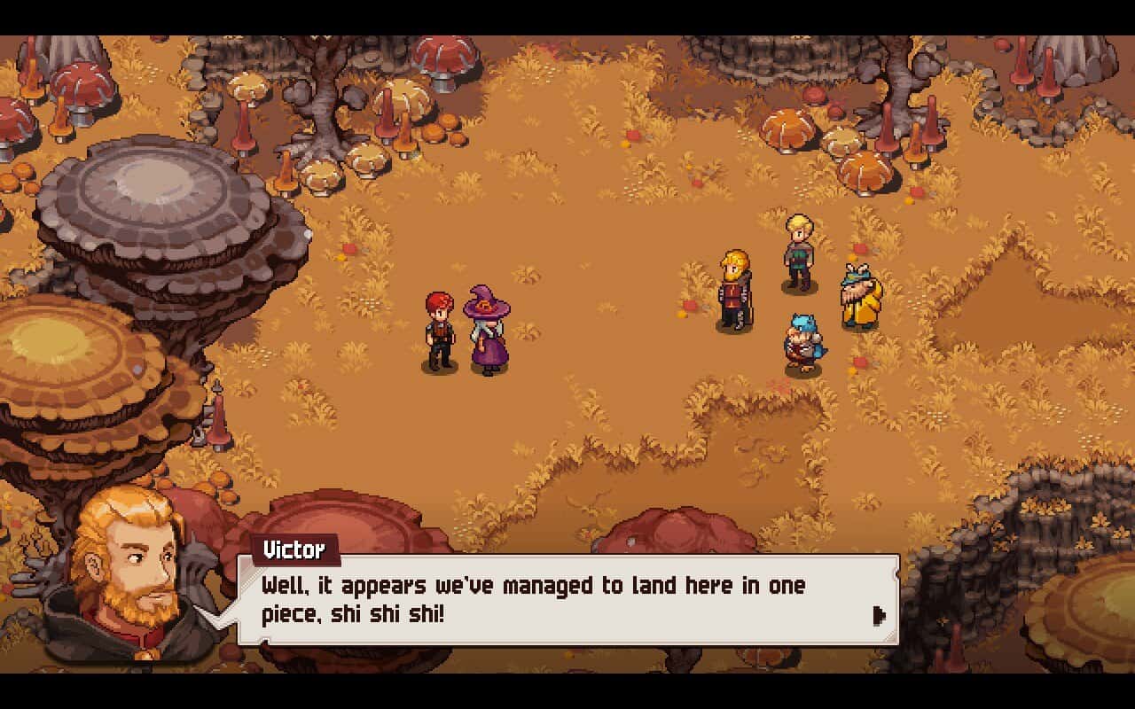 Chained Echoes AoE 6 | The Outerhaven Dialogue screenshot for Chained Echoes: Ashes of Elrant