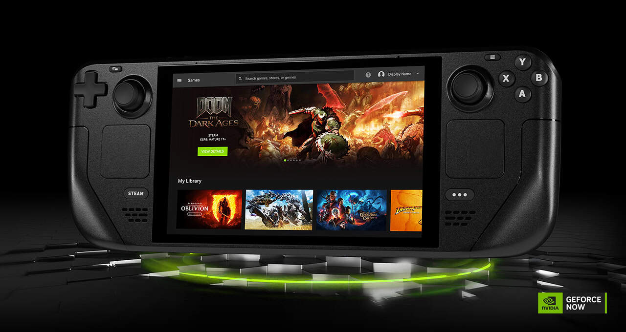 The GeForce NOW Native App for Steam Deck