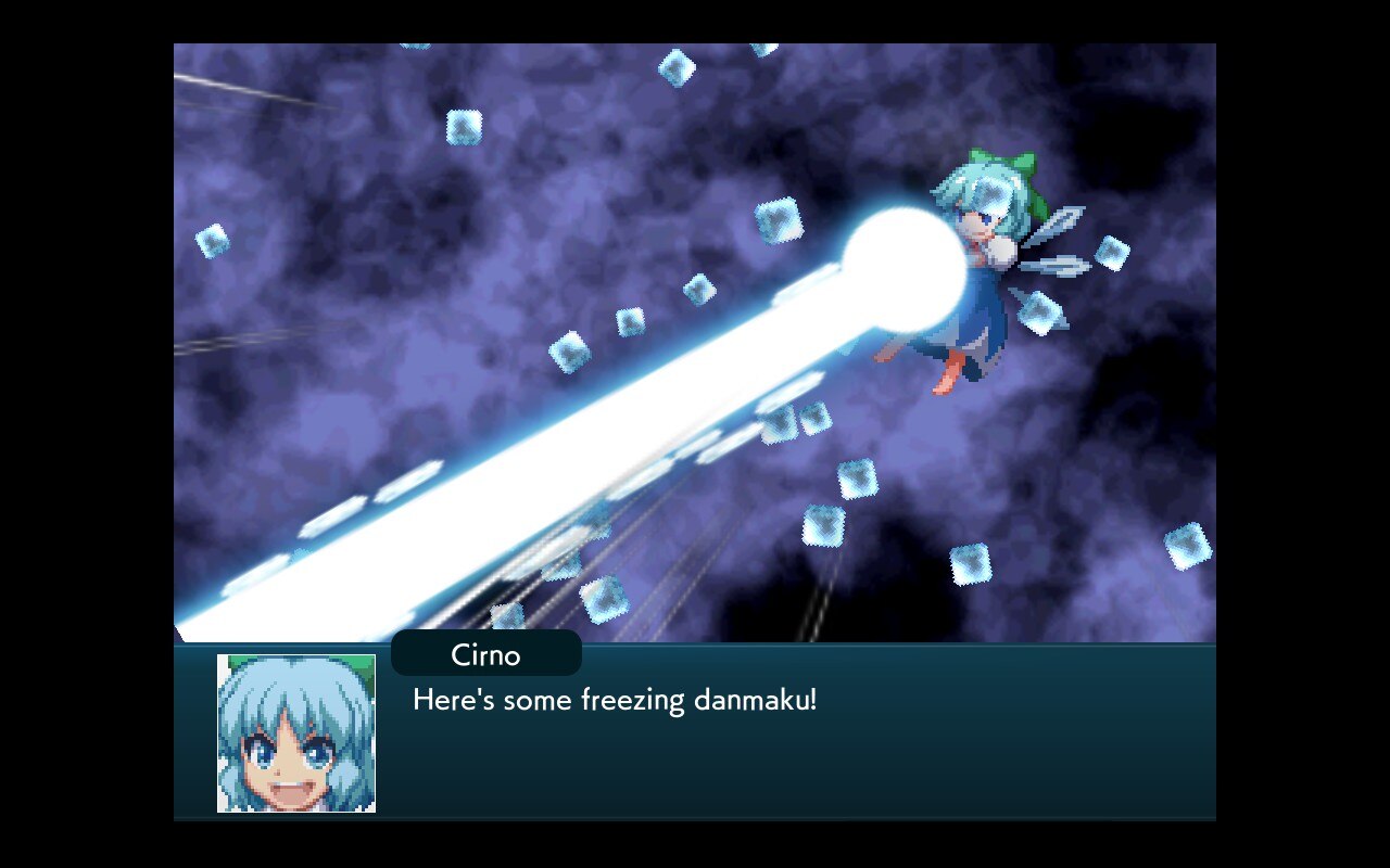 Battle cinematic of ice beam in Fantasy Maiden Wars - Dream of the Stray Dreamer