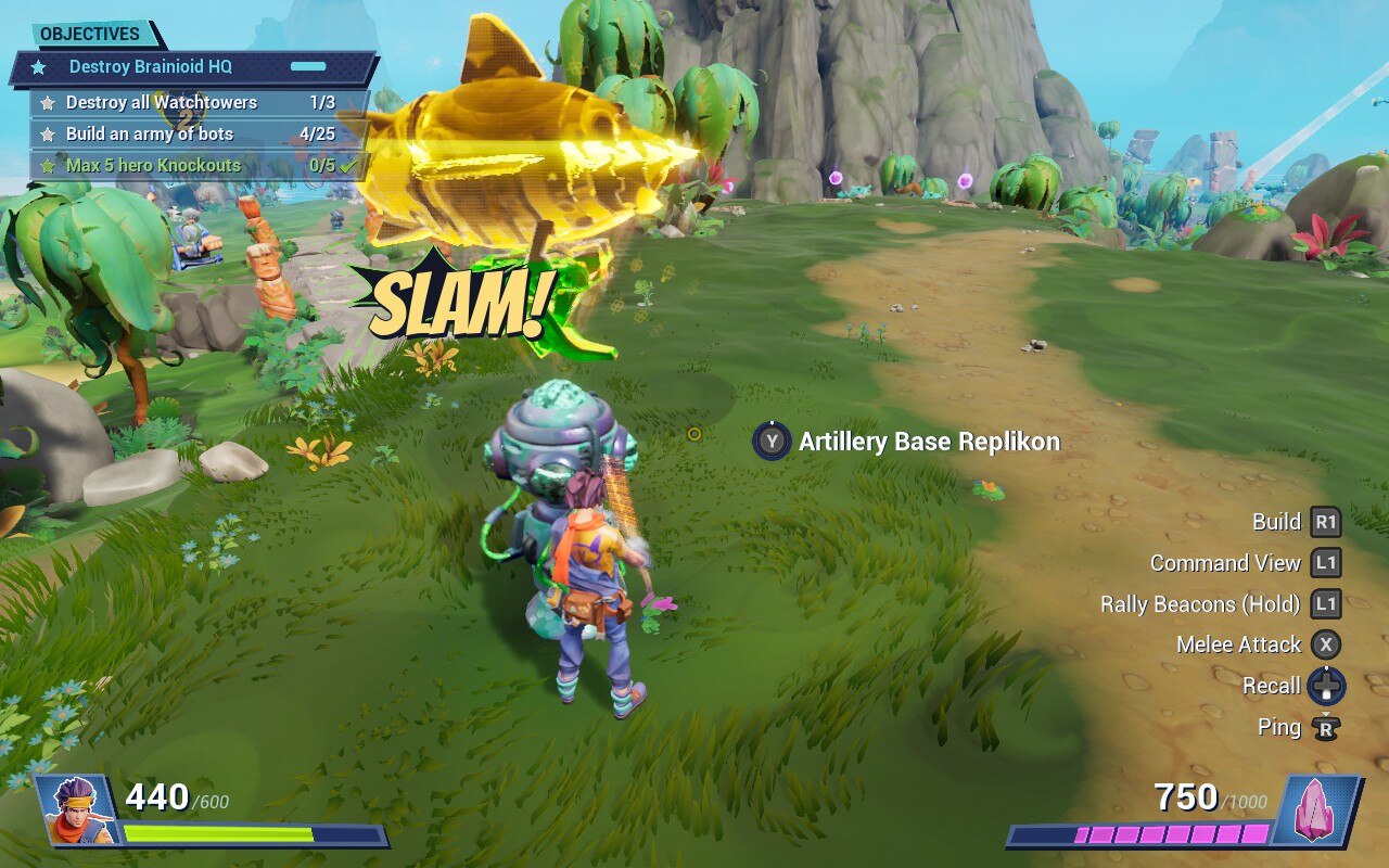 Combat screenshot for Chip n' Clawz vs the Brainioids