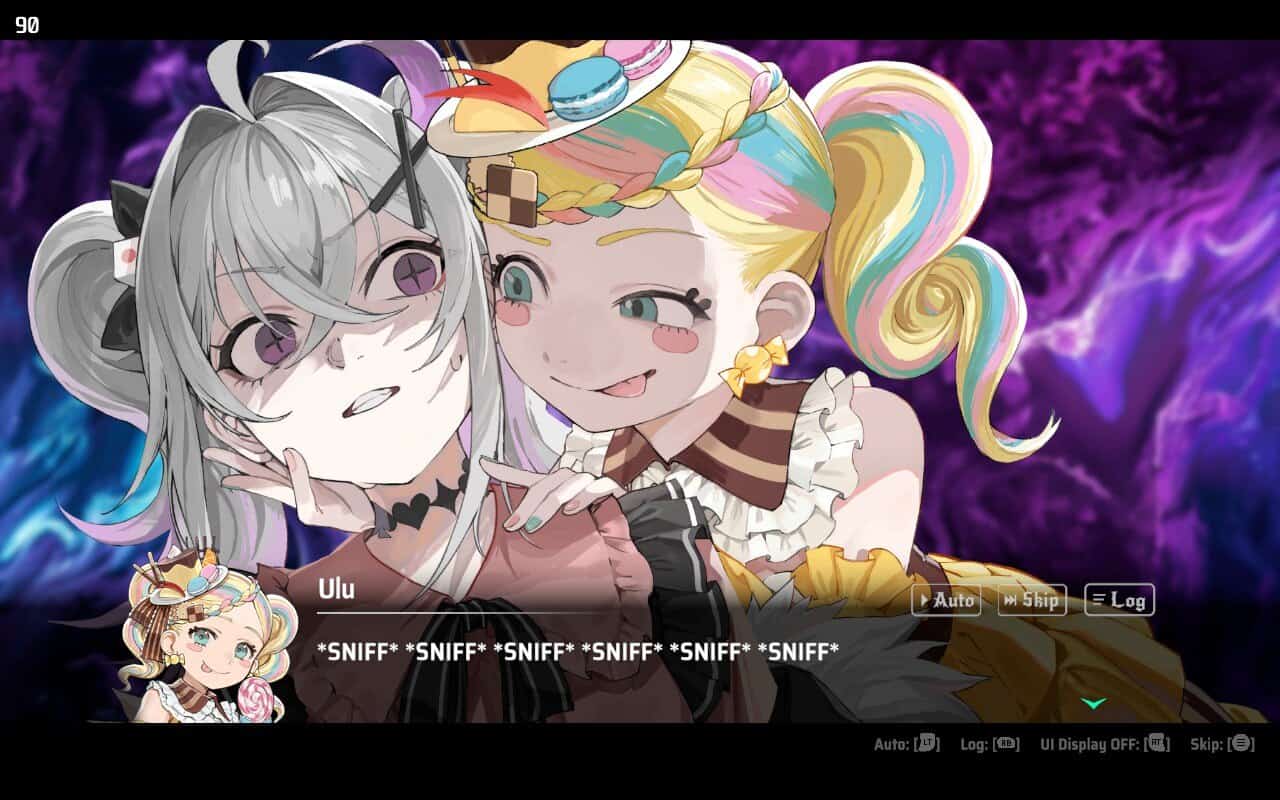 All In Abyss Judge The Fake witch of sweets image | The Outerhaven Screenshot of WItch of Sweets with Asuhu in All in Abyss: Judge the Fake