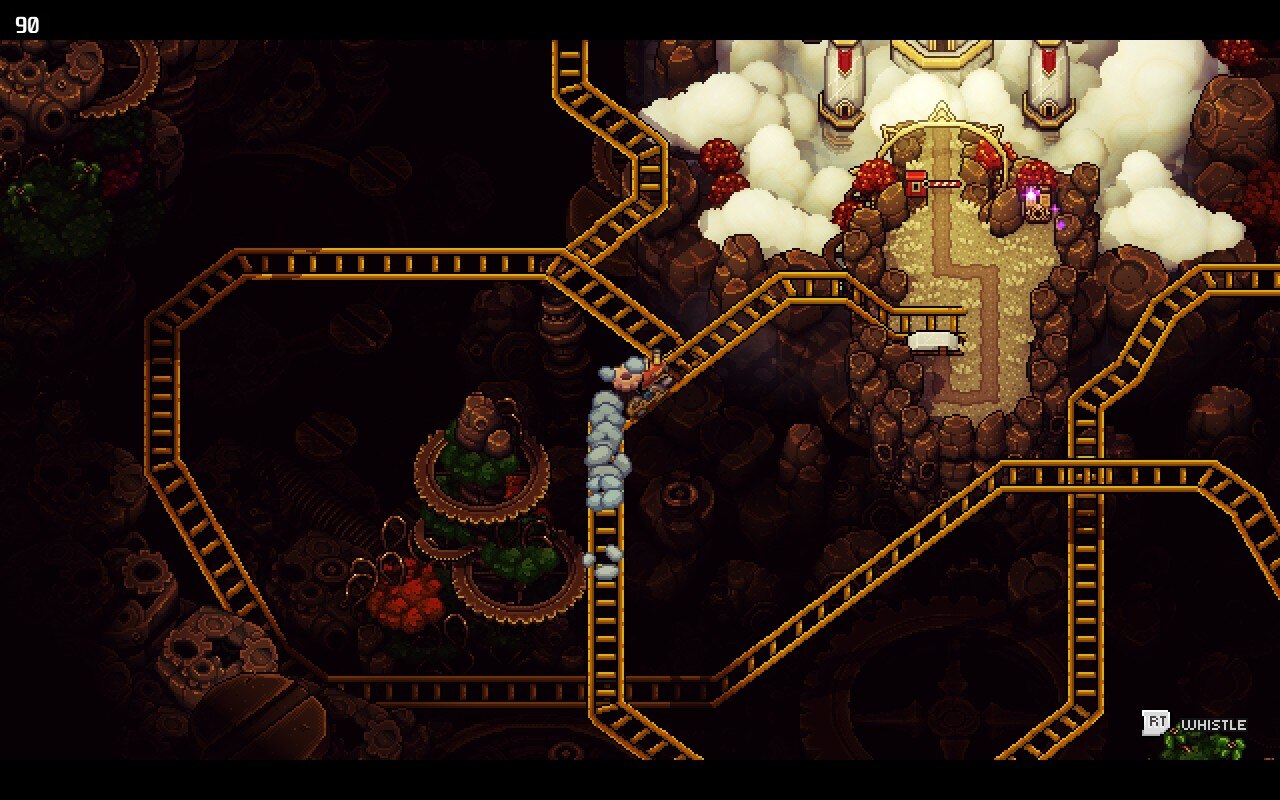 Sea of Stars Throes of the Watchmaker Train map