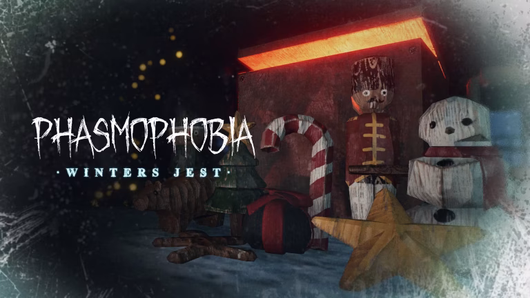 Key art for the Phasmophobia Winter Event