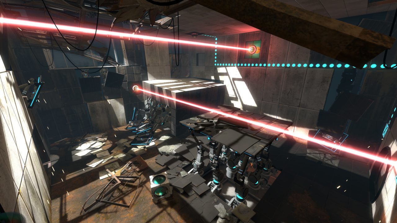 Screenshot of the puzzle game Portal