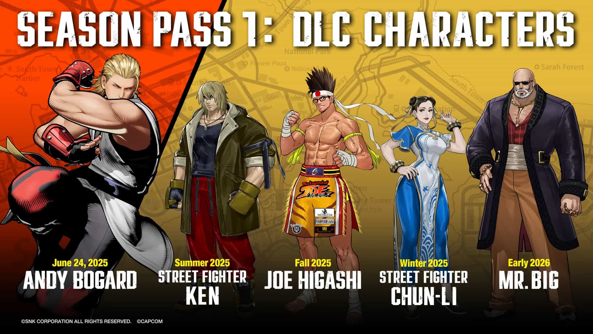 s2roster | The Outerhaven Fatal Fury: City of the Wolves Season 1 DLC Characters
