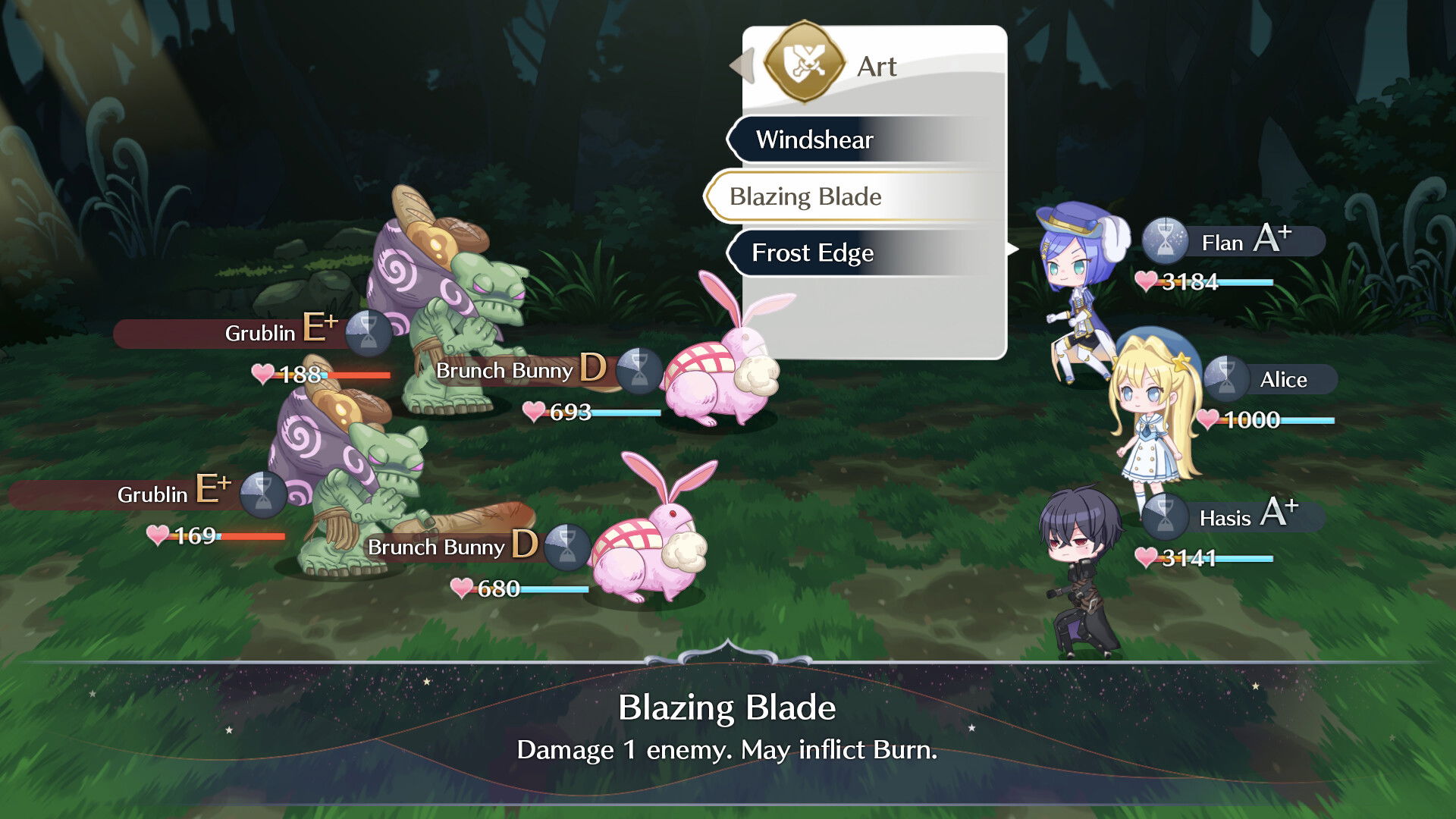 Magical Princess Battle Screen from Steam