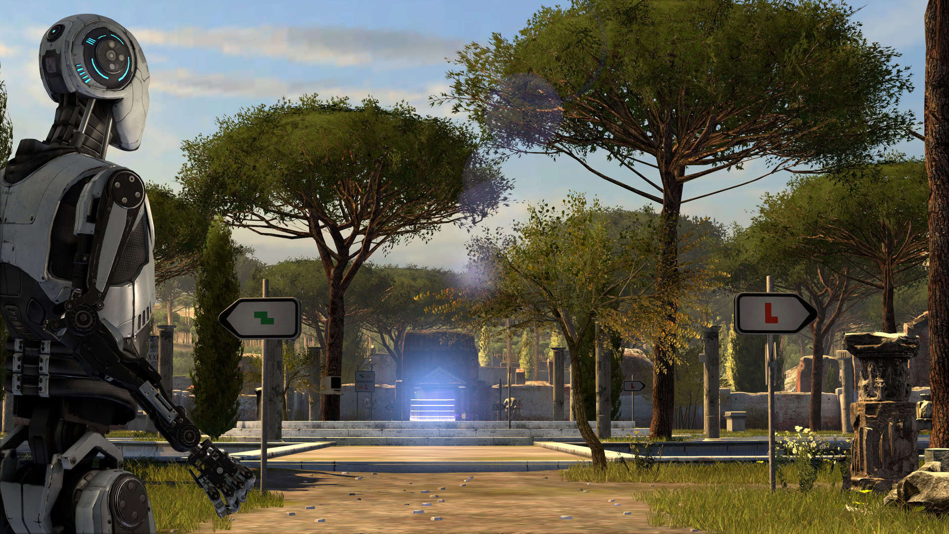 talos principle | The Outerhaven Level navigation in the puzzle game The Talos Principle