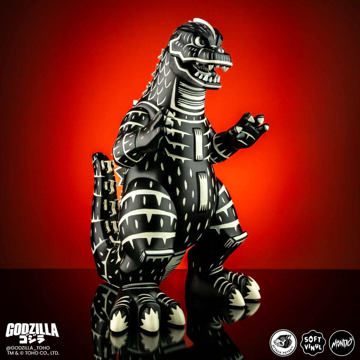 “GODZILLA THE ART”Limited set of 3 Godzilla/Toho Collectibles - Kaiju Battle