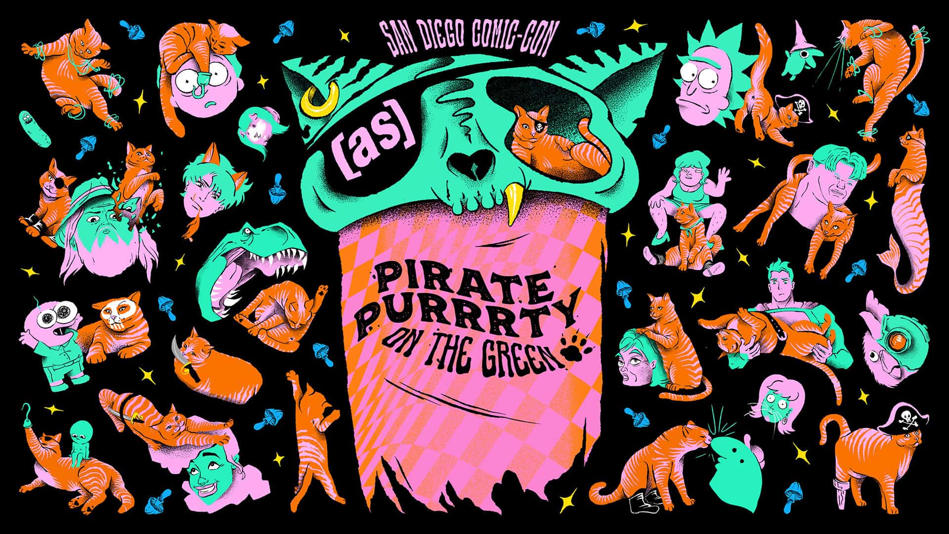 Adult Swim Returns To Comic-Con With Pirate Purrrty On The Green